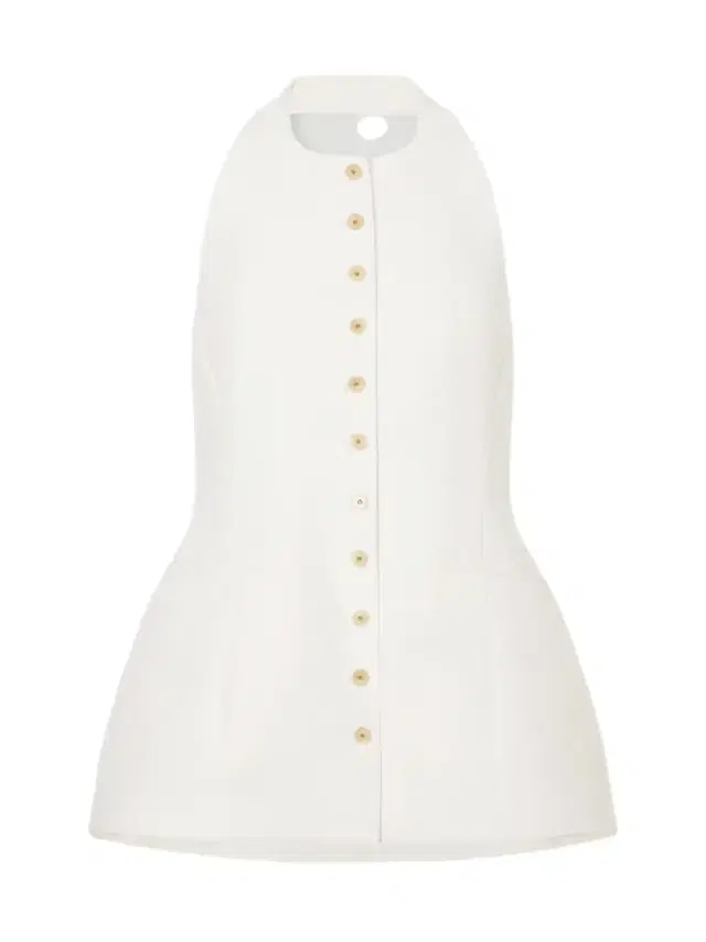 Lupita Halterneck Sleeveless Wool And Silk-blend Top