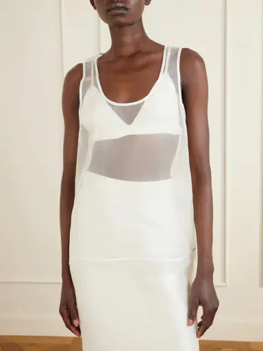 Heirlome Elaine Silk-organza Tank Top | Thumbnail 3