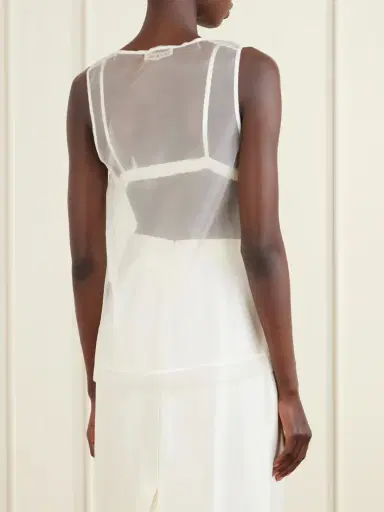 Heirlome Elaine Silk-organza Tank Top | Thumbnail 4