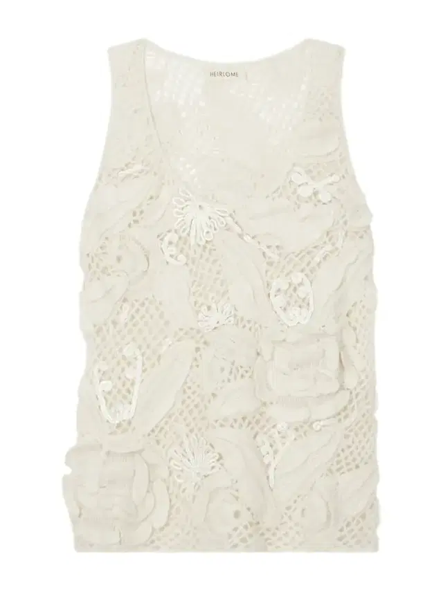 Embroidered Cashmere And Silk-blend Tank Top