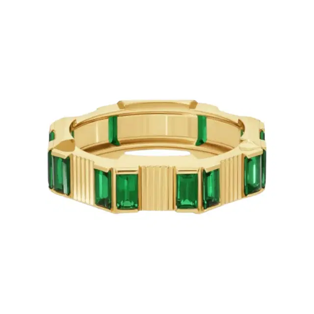 Gucci Gucci Link to Love 18K Yellow Gold Tourmaline Band Ring YBC7024140020 - by The Solist