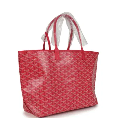 goyard Goyard Goyardine Fuchsia Saint Louis PM Tote Bag Palladium Hardware | Thumbnail 2 goyard Goyard Goyardine Fuchsia Saint Louis PM Tote Bag Palladium Hardware | Thumbnail 2