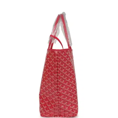 goyard Goyard Goyardine Fuchsia Saint Louis PM Tote Bag Palladium Hardware | Thumbnail 4 goyard Goyard Goyardine Fuchsia Saint Louis PM Tote Bag Palladium Hardware | Thumbnail 4