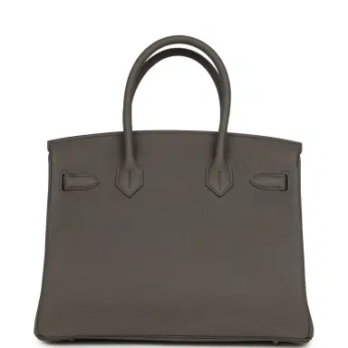 HERMÈS Hermes Birkin 30 Etain Togo Rose Gold Hardware | Thumbnail 4