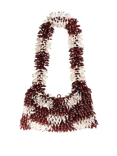 SAC DE SOUL Burgundy and Cream Nina Bag | Thumbnail 4 SAC DE SOUL Burgundy and Cream Nina Bag | Thumbnail 4
