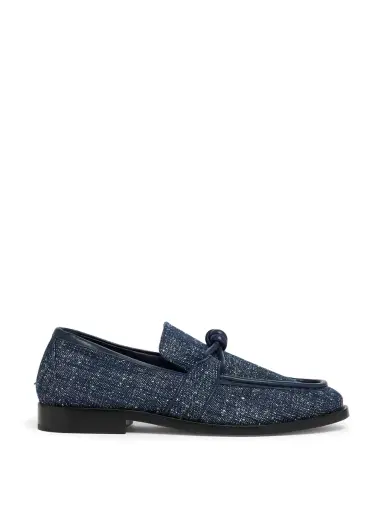 Bottega Veneta Denim Astaire Loafers | Thumbnail 1 Bottega Veneta Denim Astaire Loafers | Thumbnail 1