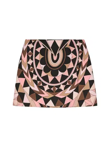 PUCCI Manuba Print Silk Mini Skirt | Thumbnail 1 PUCCI Manuba Print Silk Mini Skirt | Thumbnail 1
