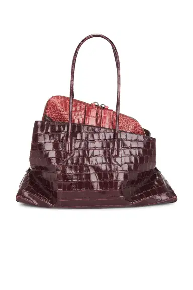 THE ATTICO La Passeggiata Medium Top Handle Bag | Thumbnail 3 THE ATTICO La Passeggiata Medium Top Handle Bag | Thumbnail 3