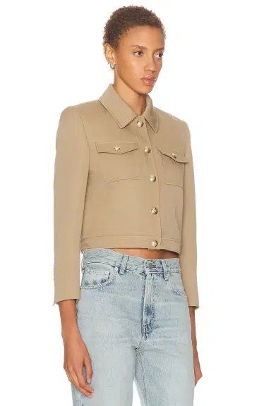 Nili Lotan Edna Cropped Jacket | Thumbnail 2 Nili Lotan Edna Cropped Jacket | Thumbnail 2