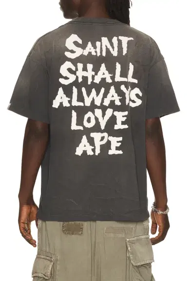 SAINT Mxxxxxx Always Lovex Bape Short Sleeve Tee | Thumbnail 2 SAINT Mxxxxxx Always Lovex Bape Short Sleeve Tee | Thumbnail 2