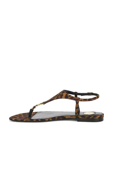 Saint Laurent Cassandra Flat Sandal | Thumbnail 5 Saint Laurent Cassandra Flat Sandal | Thumbnail 5