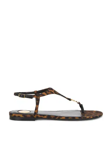 Saint Laurent Cassandra Flat Sandal | Thumbnail 1 Saint Laurent Cassandra Flat Sandal | Thumbnail 1