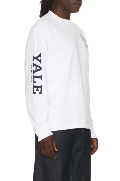 Sporty & Rich Yale Crest Long Sleeve T-Shirt | Thumbnail 2 Sporty & Rich Yale Crest Long Sleeve T-Shirt | Thumbnail 2