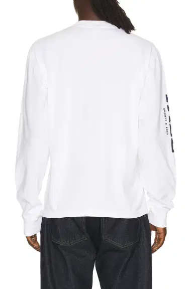 Sporty & Rich Yale Crest Long Sleeve T-Shirt | Thumbnail 3 Sporty & Rich Yale Crest Long Sleeve T-Shirt | Thumbnail 3