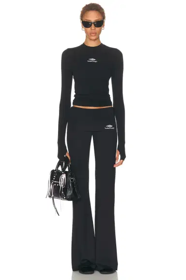 Balenciaga Ski Fitted Crewneck Top | Thumbnail 4