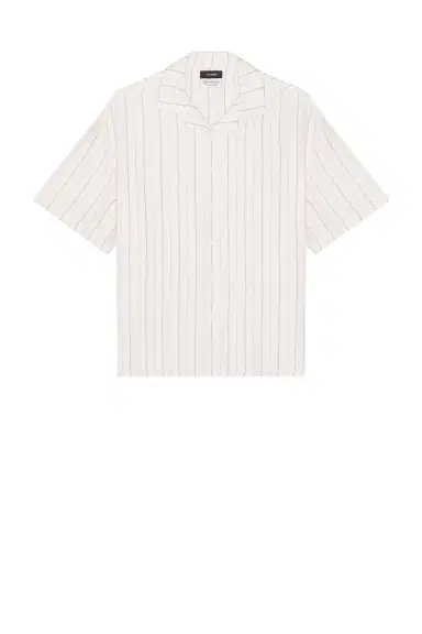 Willy Chavarria Camp Collar Short Sleeve Shirt | Thumbnail 4
