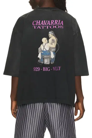 Willy Chavarria Willy Tattoo Buffalo Tee | Thumbnail 1 Willy Chavarria Willy Tattoo Buffalo Tee | Thumbnail 1