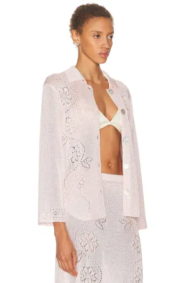 Calle Del Mar Vine Floral Long Sleeve Shirt | Thumbnail 2 Calle Del Mar Vine Floral Long Sleeve Shirt | Thumbnail 2