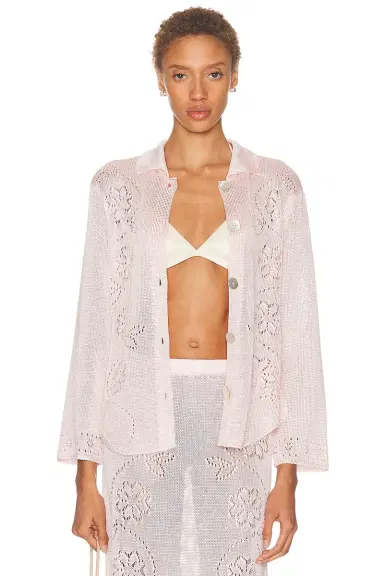 Calle Del Mar Vine Floral Long Sleeve Shirt | Thumbnail 1 Calle Del Mar Vine Floral Long Sleeve Shirt | Thumbnail 1