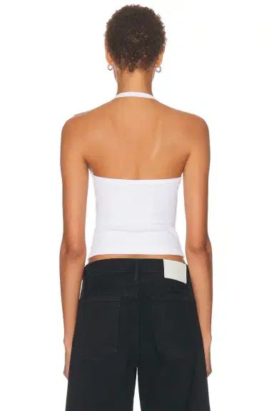 ENZA COSTA Cotton Rib Halter Top | Thumbnail 3
