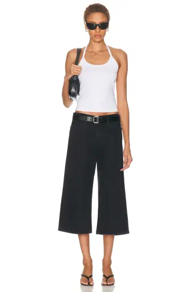 ENZA COSTA Cotton Rib Halter Top | Thumbnail 4