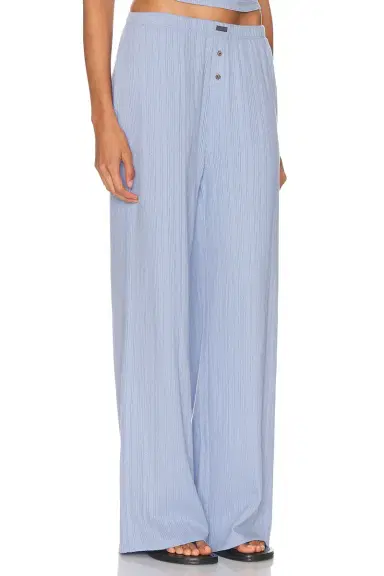 Lunya Pointelle Wide Leg Pant | Thumbnail 2