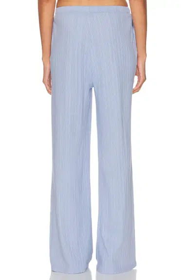 Lunya Pointelle Wide Leg Pant | Thumbnail 4