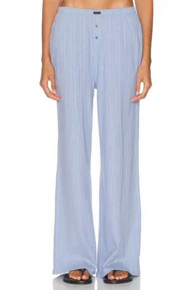Lunya Pointelle Wide Leg Pant | Thumbnail 1