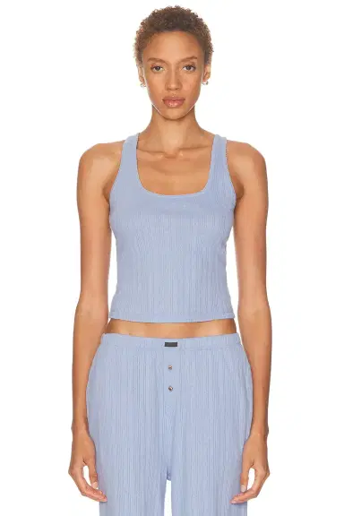 Lunya Pointelle Scoop Neck Tank Top | Thumbnail 1