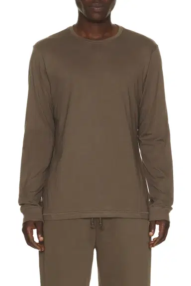 Skims Cotton Long Sleeve T-Shirt | Thumbnail 3