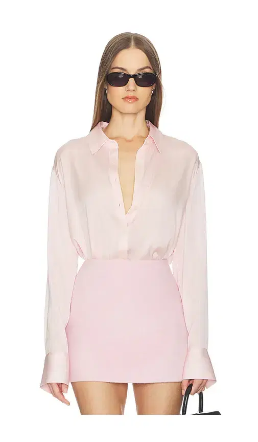 Odette Silk Button Down Shirt