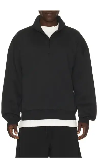 Skims Fleece Lounge Quarter Zip | Thumbnail 1