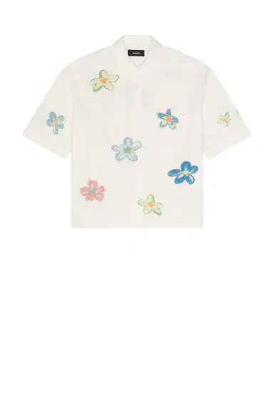 Nahmias Super Bloom Cropped Short Sleeve Shirt | Thumbnail 6