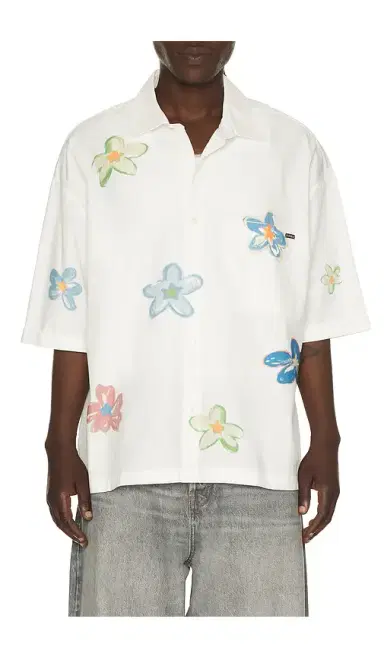 Nahmias Super Bloom Cropped Short Sleeve Shirt | Thumbnail 1