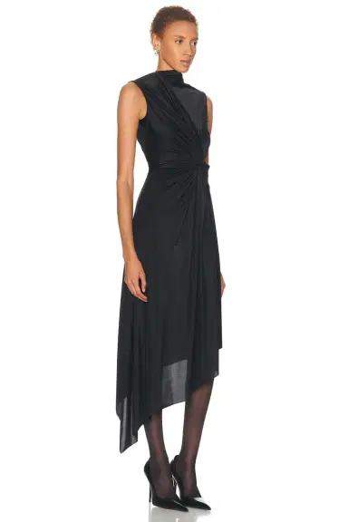 Balenciaga Mockneck Midi Dress | Thumbnail 2 Balenciaga Mockneck Midi Dress | Thumbnail 2