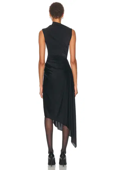 Balenciaga Mockneck Midi Dress | Thumbnail 4 Balenciaga Mockneck Midi Dress | Thumbnail 4