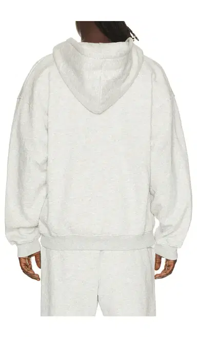 Skims Fleece Lounge Relaxed Zip Up Hoodie | Thumbnail 2