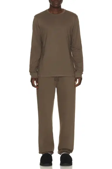 SKIMS Fleece Lounge Relaxed Jogger | Thumbnail 6