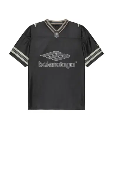 Balenciaga V Neck Oversized T-Shirt | Thumbnail 5 Balenciaga V Neck Oversized T-Shirt | Thumbnail 5