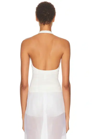 Skims Smooth Layers Halter Top | Thumbnail 3