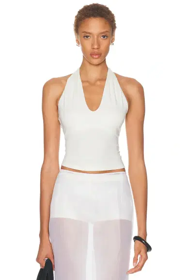 Skims Smooth Layers Halter Top | Thumbnail 1