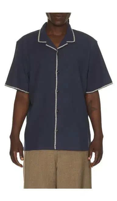 Marine Layer Embroidered Resort Shirt | Thumbnail 1 Marine Layer Embroidered Resort Shirt | Thumbnail 1