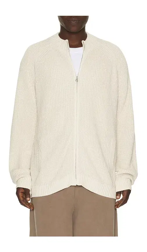 Barefoot Dreams Sunbleach Zip Up Sweater