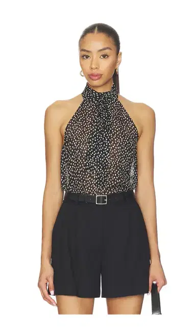 Nili Lotan Alla Halterneck Top | Thumbnail 1 Nili Lotan Alla Halterneck Top | Thumbnail 1