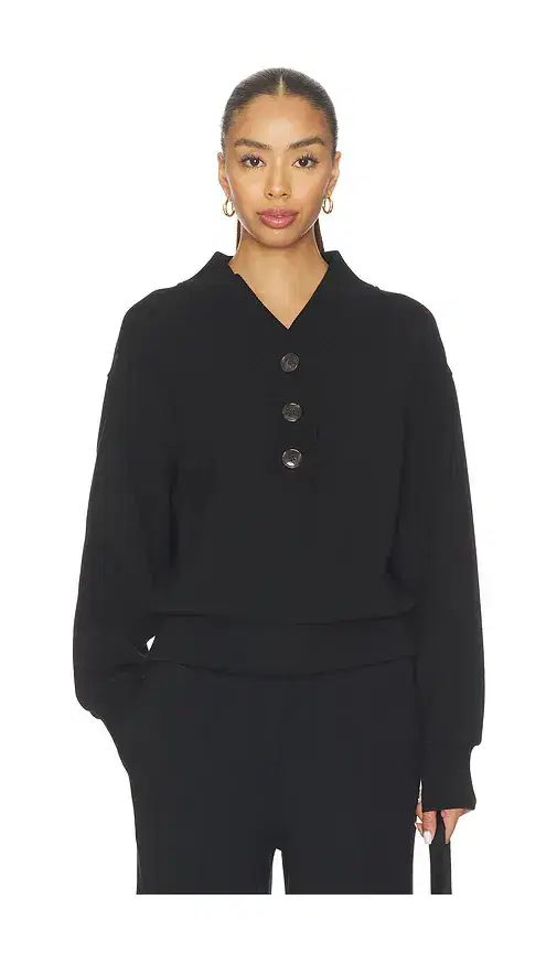 Lucine Button Front Sweater