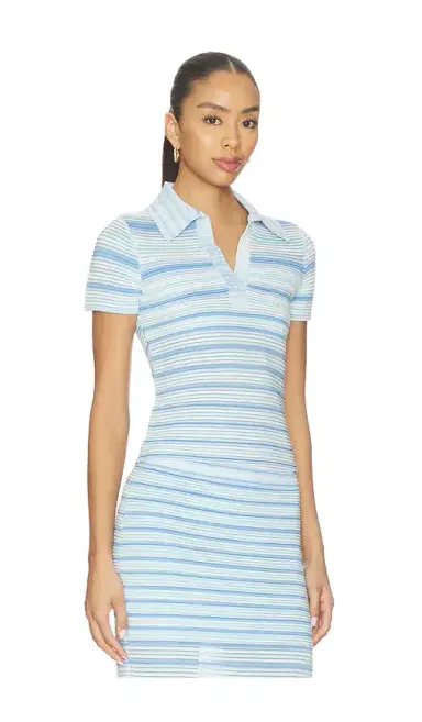 Simkhai Paxton Knit Polo | Thumbnail 2