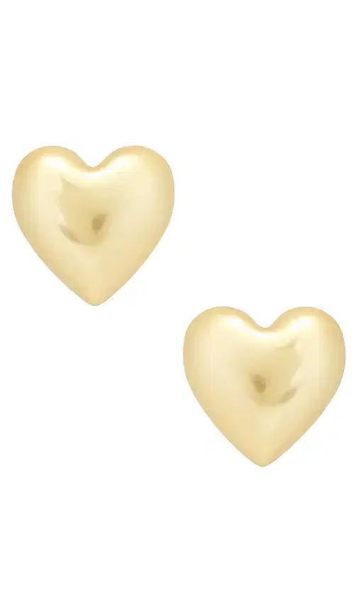 The Puffy Heart Stud Earrings