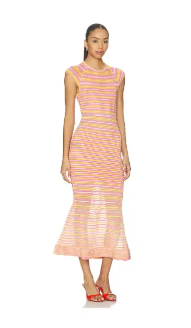 Simkhai Danica Knit Midi Dress | Thumbnail 2 Simkhai Danica Knit Midi Dress | Thumbnail 2