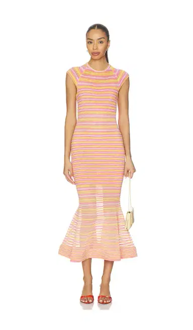 Simkhai Danica Knit Midi Dress | Thumbnail 1 Simkhai Danica Knit Midi Dress | Thumbnail 1