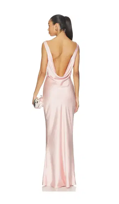 Norma Kamali Sleeveless Low Back Drape Gown | Thumbnail 1 Norma Kamali Sleeveless Low Back Drape Gown | Thumbnail 1